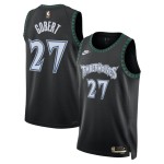 Maillot NBA Minnesota Timberwolves Rudy Gobert Nike 2025-26 Classic Edition Noir Swingman - Homme